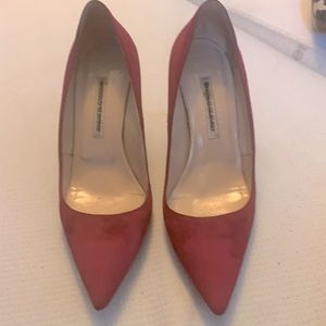 Suede Manolo Blahnik Heels